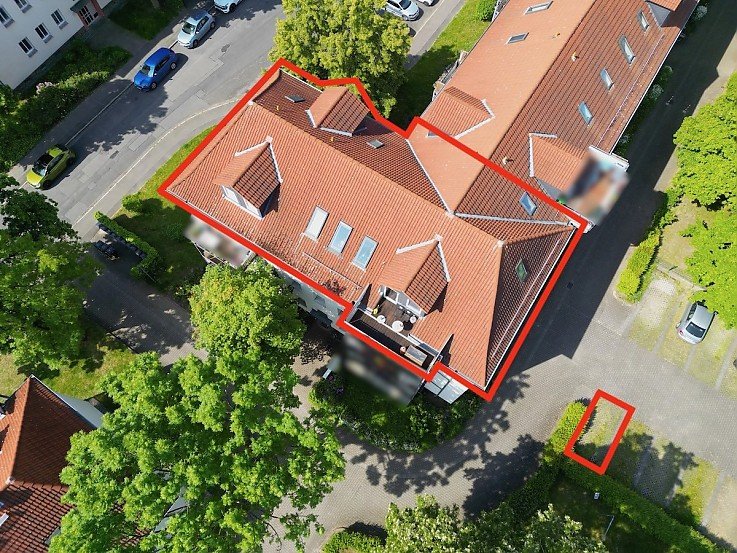 Foto Tolle DG-Wohnung mit nahezu uneinsehbarem Balkon in Markkleeberg.