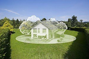 Immobilie auf Grundst�ck