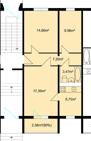 Grundriss Etagenwohnung Naunhof