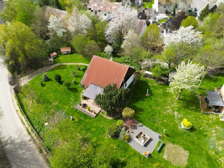 Luftaufnahme Einfamilienhaus Grimma