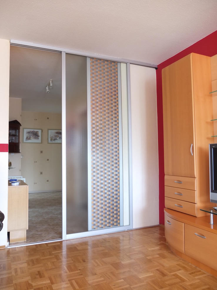 Schiebeelement statt einfache T�r Etagenwohnung Naunhof