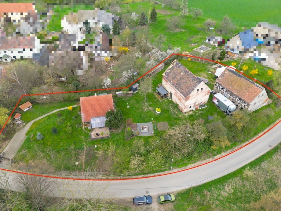 Luftaufnahme Einfamilienhaus Grimma