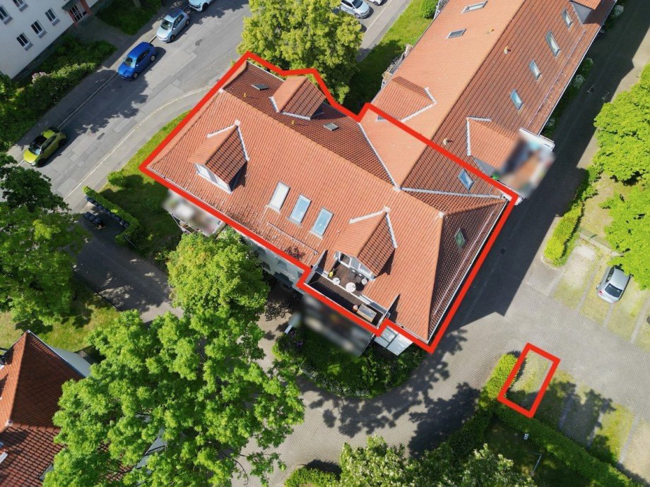 Draufsicht Wohnung Markkleeberg