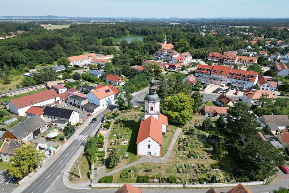 Luftbild Umgebung Etagenwohnung Machern