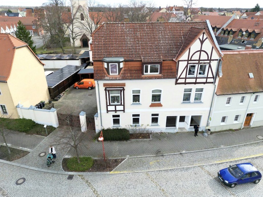 Luftaufnahme Mehrfamilienhaus Brandis