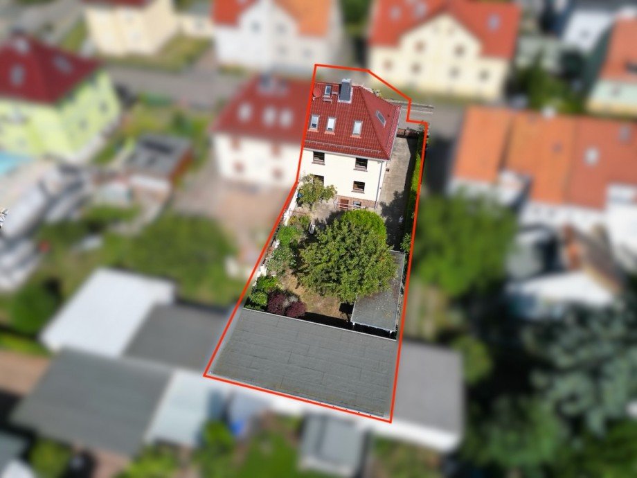 Luftbild Doppelhaush�lfte Naunhof