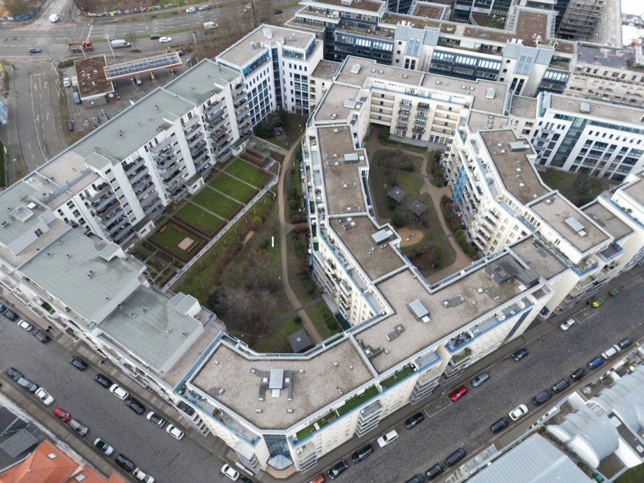 Luftbild Wohnanlage Etagenwohnung Leipzig