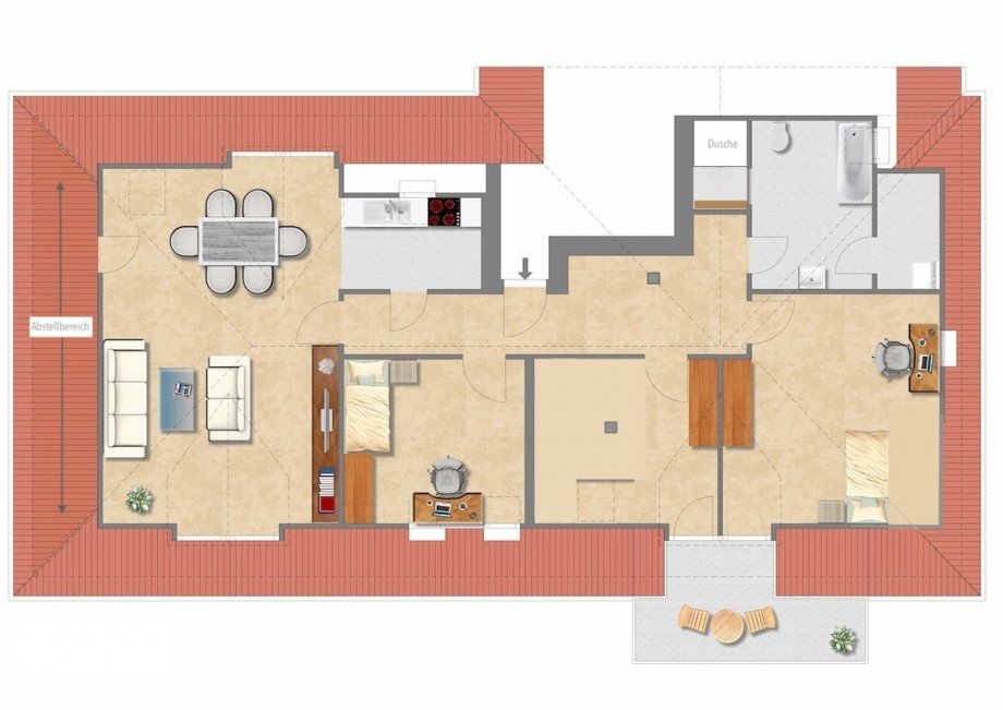 Grundriss Wohnung Markkleeberg
