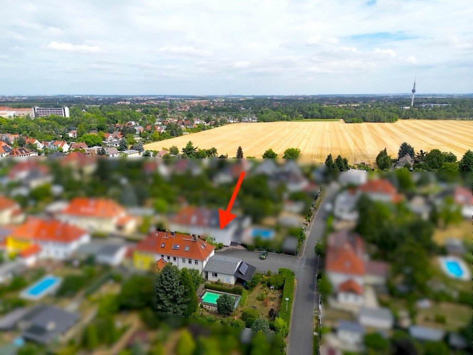 Luftbild Haus Leipzig
