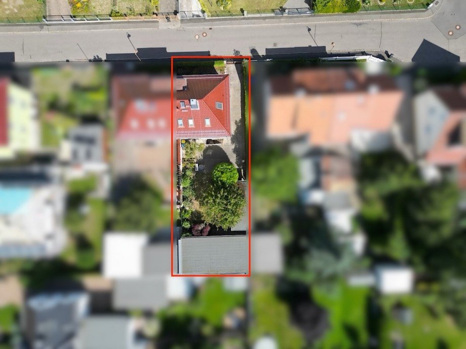 Draufsicht Doppelhaush�lfte Naunhof