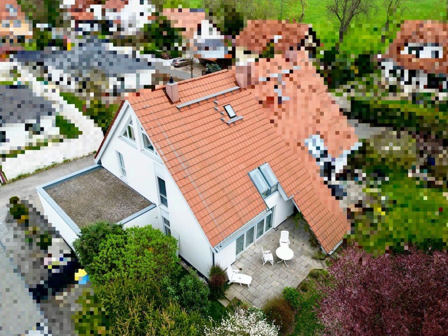 Luftbild Doppelhaush�lfte Naunhof