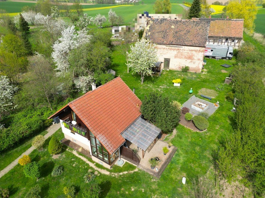 Luftaufnahme Einfamilienhaus Grimma