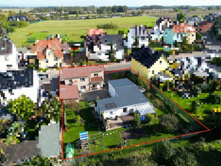 Luftbild Grimma Haus Modernes Wohngl�ck im alten Gewand
