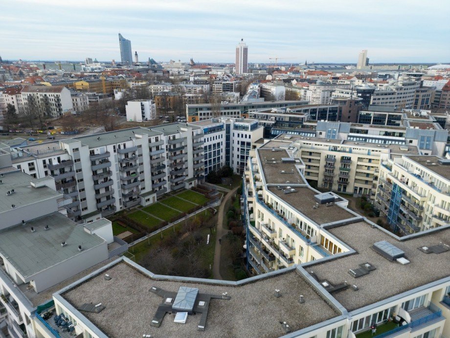 Luftbild Etagenwohnung Leipzig