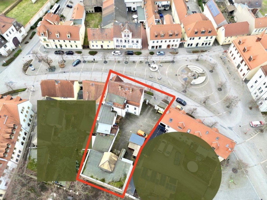 Luftaufnahme Mehrfamilienhaus Brandis