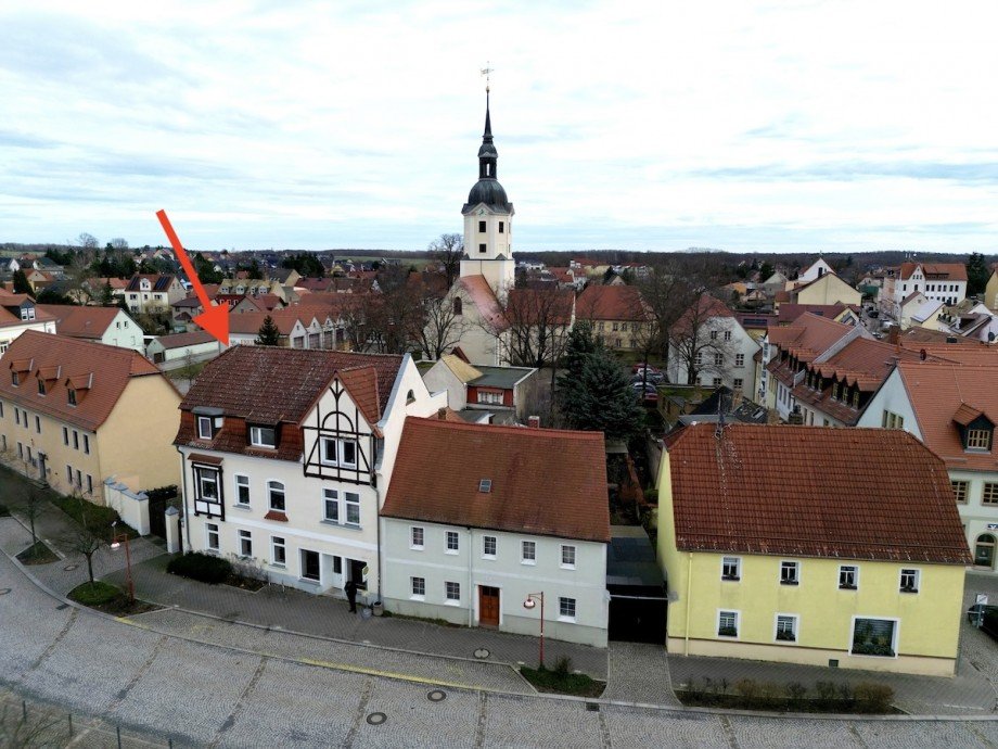 Luftaufnahme Mehrfamilienhaus Brandis
