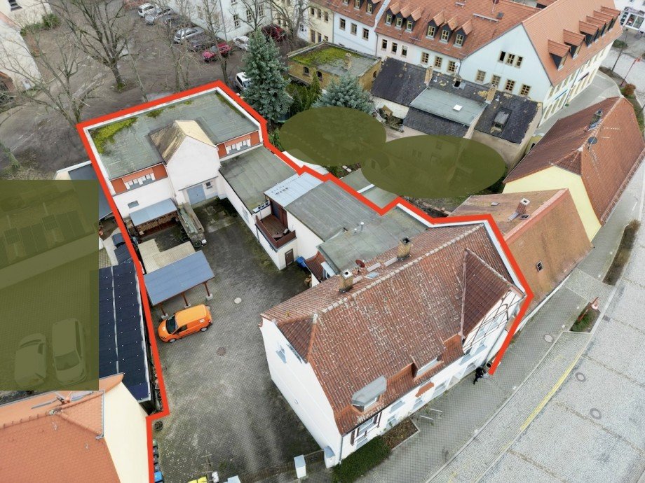 Luftaufnahme Mehrfamilienhaus Brandis