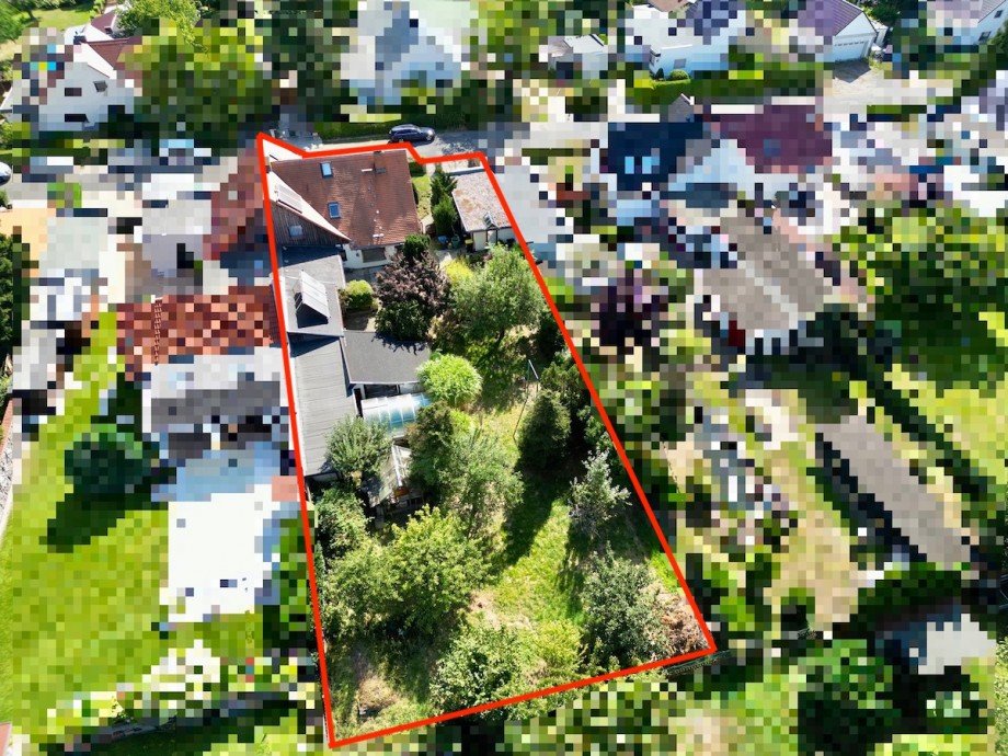 Luftbild Doppelhaush�lfte Leipzig