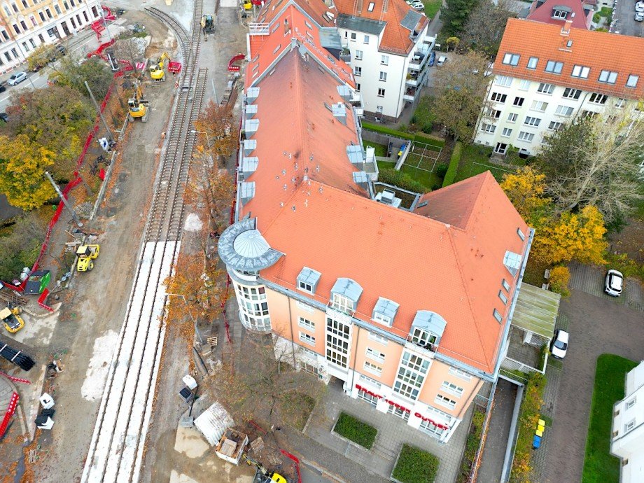 Hausansicht Etagenwohnung Leipzig