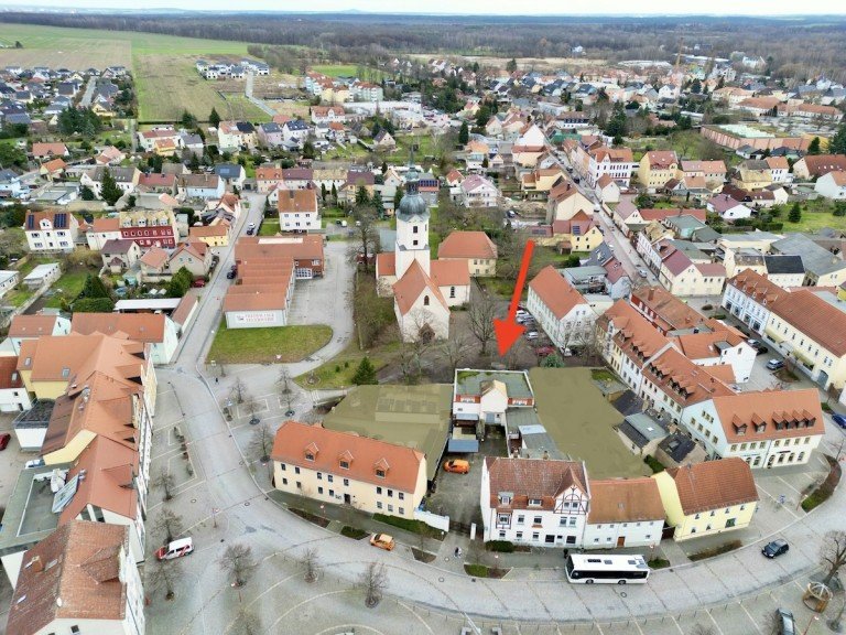 Luftaufnahme Brandis Mehrfamilienhaus +++ Wohn- & Gesch�ftshaus zum TOP-Preis +++