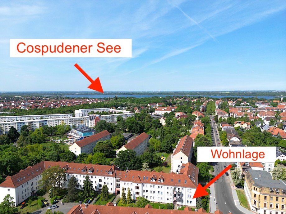 Luftbild Lage Wohnung Markkleeberg