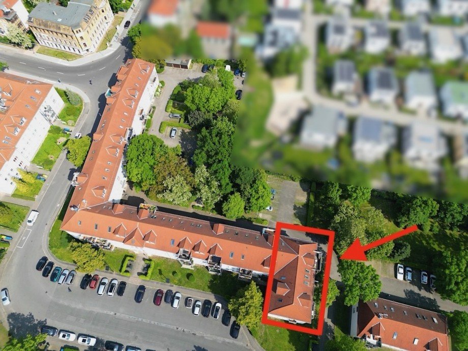 Wohnanlage Luftbild Wohnung Markkleeberg