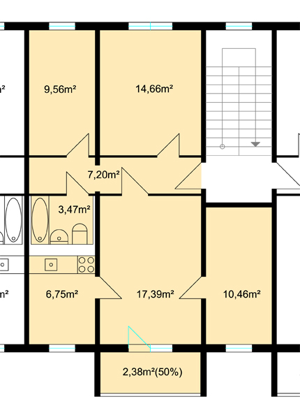 Grundriss Etagenwohnung Naunhof